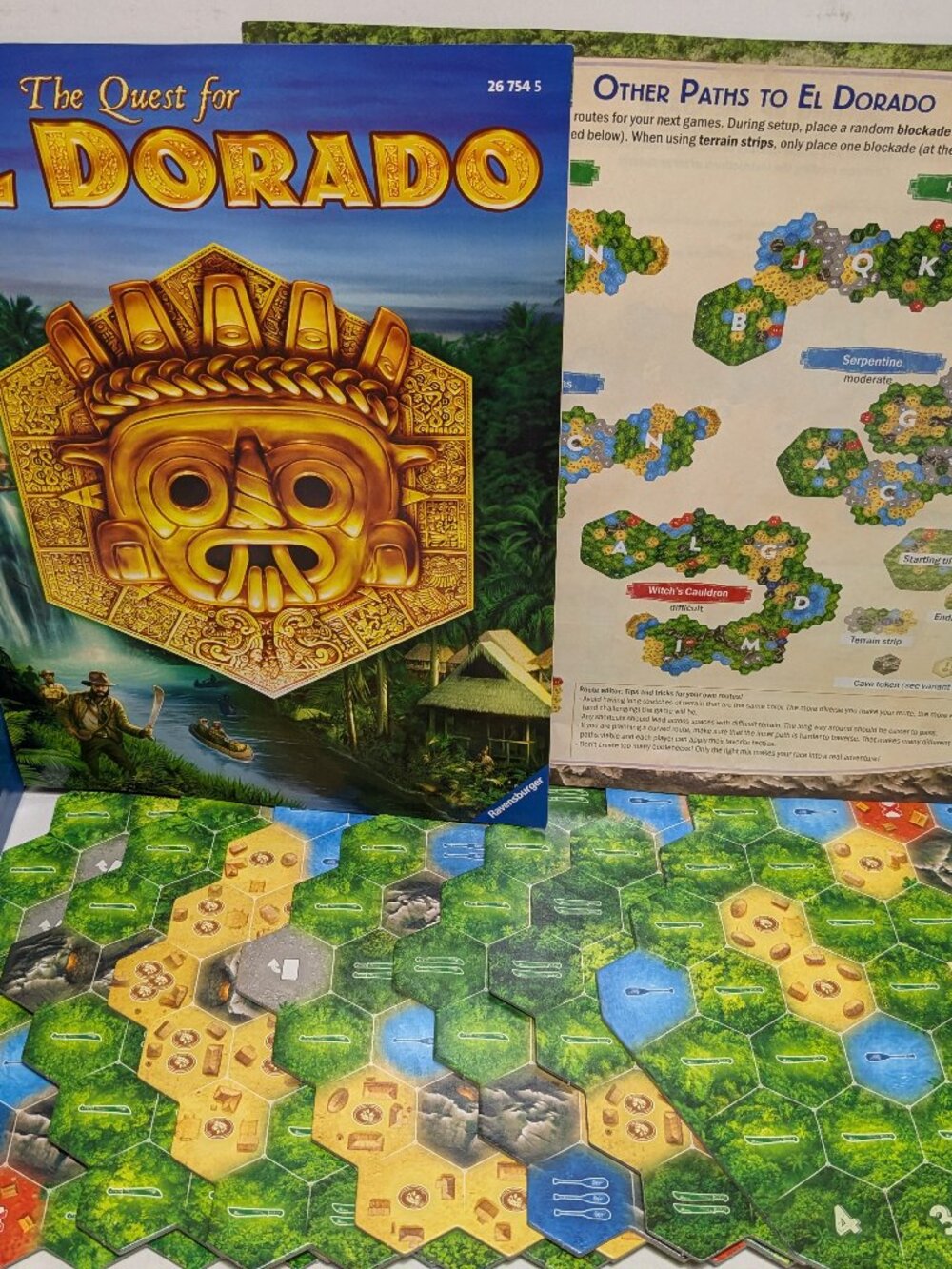 The Quest for El Dorado Ravensburger Board Game Complete Deck-Building Game - Picture 7 of 15